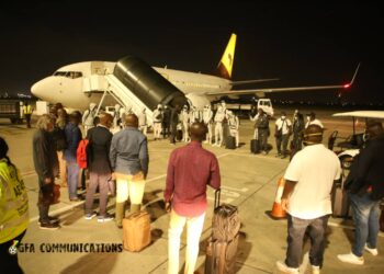 Black Stars arrive in Johannesburg for South Africa clash