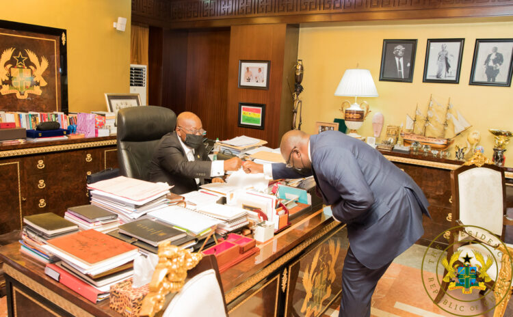 VIDEO: Scenes from Prez Akufo Addo’s office after Election Petition verdict