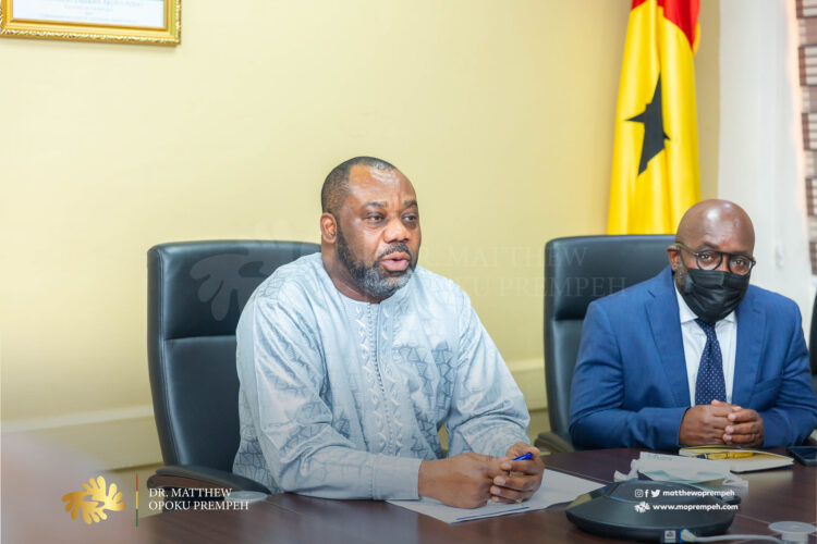 Tullow Oil Executives call on Minister of Energy