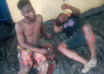 Brave driver knocks down 2 armed robbers on motorbike at Santa Maria