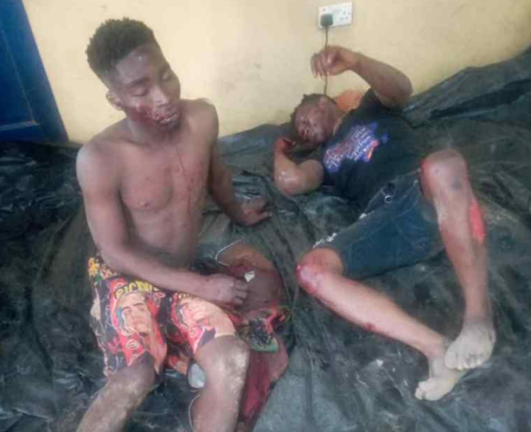 Brave driver knocks down 2 armed robbers on motorbike at Santa Maria