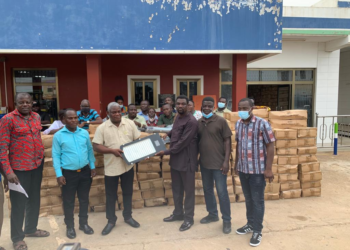 Ledzokuku MP donates 2000 street lights