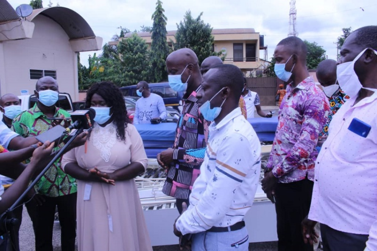 Nkawkaw MP donates to Kwahu West Municipal Health Directorate