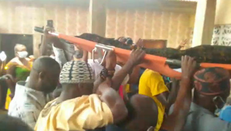 KASOA: Tears flow as 10 year old boy murdered for money ritual buried