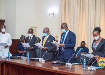 Alban Bagbin swears in Members of Parliamentary Service Board