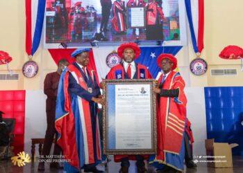 Dr. Matthew Opoku Prempeh honoured for his services to education