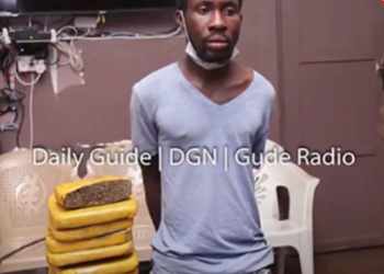 Man, 28, arrested with slabs of ‘wee’ at VIP Station in Accra