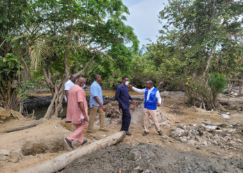 Western Regional Minister and Ellembelle DCE arrest illegal miner at Esiama