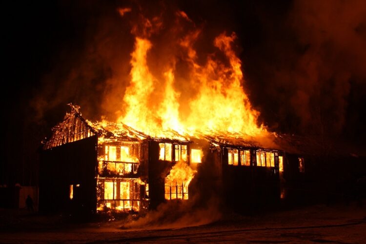 A/R: Fire destroys wooden structures in Krofrom