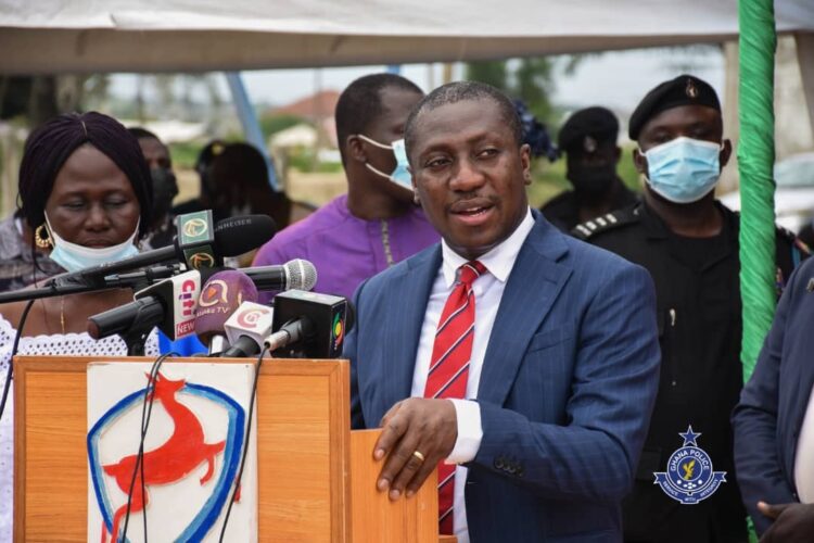 Afenyo Markin hands over new facility to Effutu North District Police