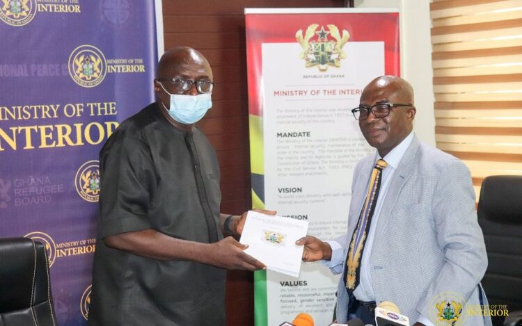 Interior Minister receives Report on Ejura incident