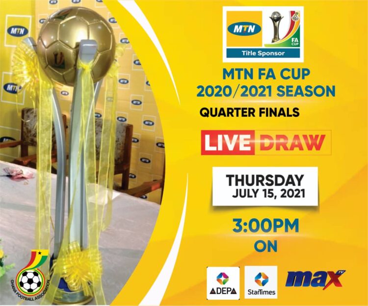 MTN FA: Quarterfinals draw to be held on Thursday