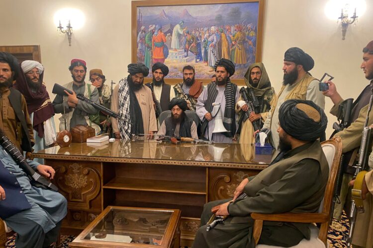 Taliban takes over Afghanistan presidential palace