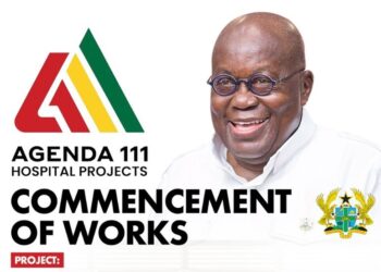 Prez Akufo-Addo breaks ground for Agenda 111; Work to be completed in 18 months