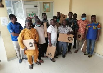 Ashaiman MP donates Laptops to Assembly Members