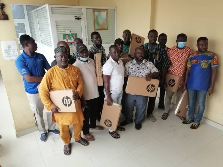 Ashaiman MP donates Laptops to Assembly Members