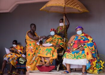 “Berekum’s transformation the result of your leadership” – Berekum Omanhene to Akufo-Addo