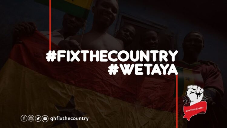 PHOTOS: Protestors embark on #FixTheCountry demo