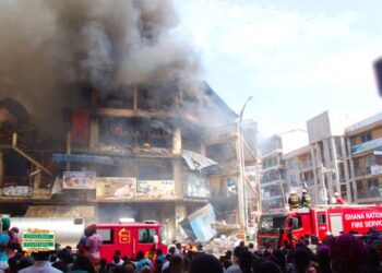 48 Engineer Regiment to demolish building gutted  by fire at Makola