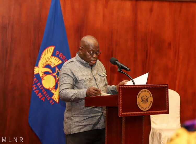 Akufo-Addo bans Public Institution from dealing allocating Public Lands