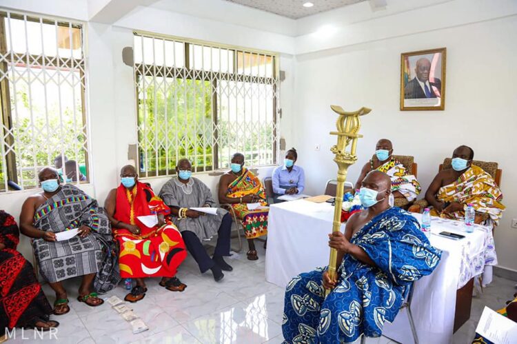 Central Regional House of  Chiefs pledges support for Gov’t to formalize Small-Scale mining sector