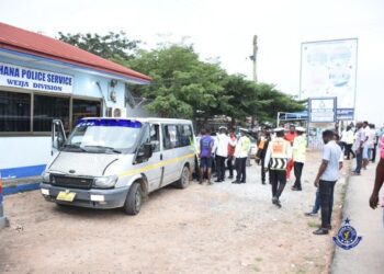 Police impound 22 vehicles at Kasoa Tollbooth