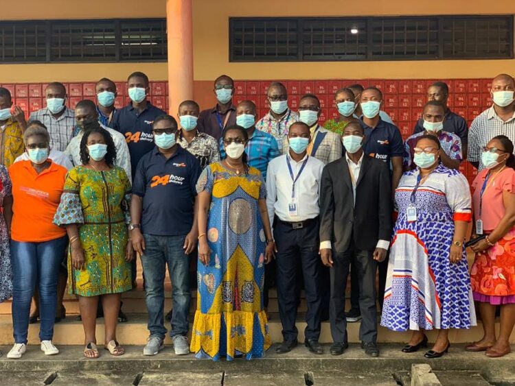 Ursula Owusu tours rehabilitated post offices in Central Region