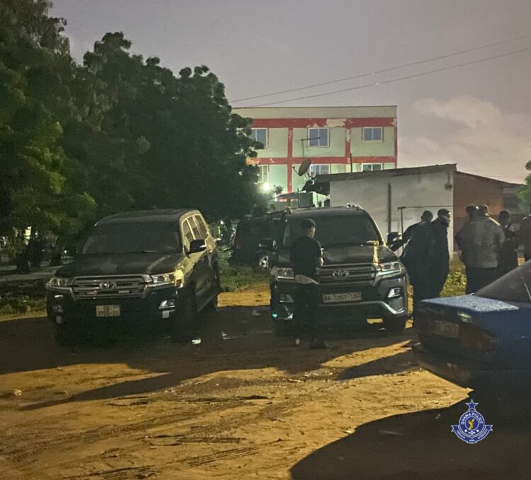 Police impound  17 vehicles for flouting traffic regulations on Tema- Shai-hills Akosombo Highway