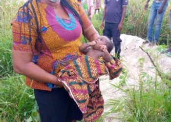 Police rescue a month’s old baby from a farm
