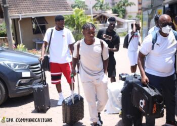 Black Stars arrive in Cape Coast for Zimbabwe clash