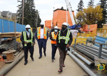 Energy Minister visits Ghanaian-owned Welding & Fabrication Company in Edmonton Canada