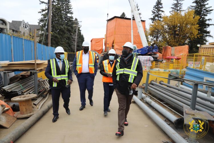 Energy Minister visits Ghanaian-owned Welding & Fabrication Company in Edmonton Canada