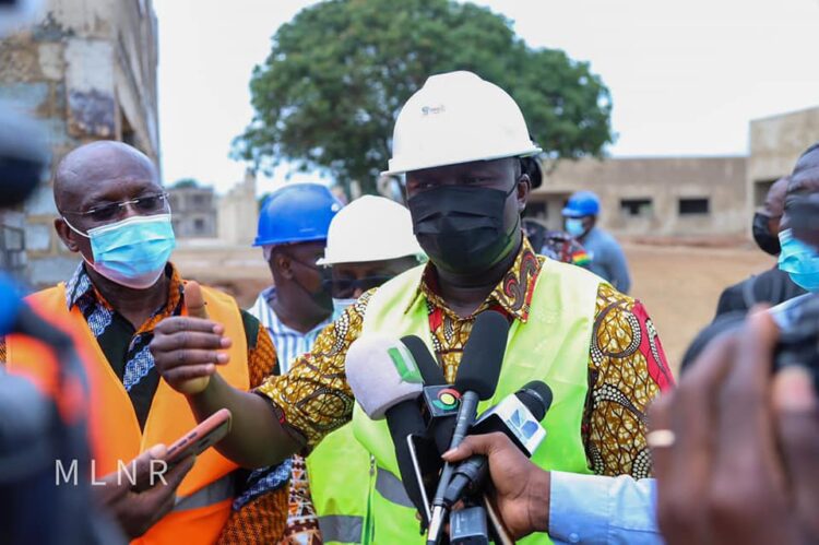 Lands Minister inspects ultra modern Police barracks at Kwabenya