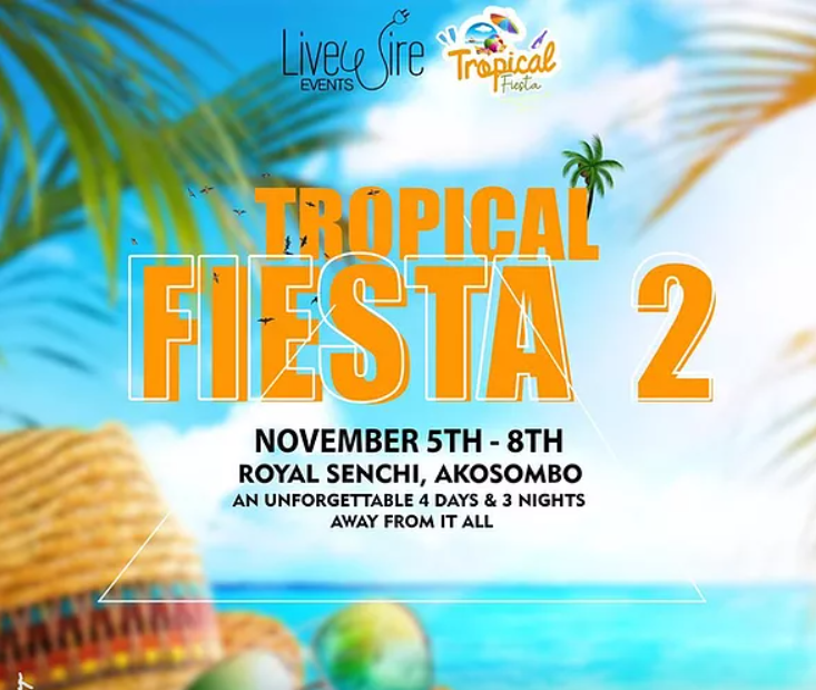 Stonebwoy, Mr Drew, Sefa and more for Tropical Fiesta 2 at Royal Senchi Nov 5 – 8