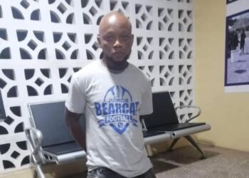 Police arrest suspect with gun and drugs after he fell from a motorbike