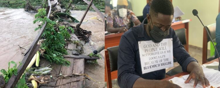 They won’t forgive us if someone dies because of collapsing Bluemich bridge – Assemblyman 
