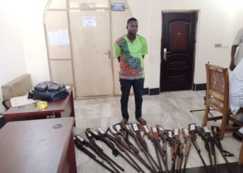 Police arrest 25-year-old man for dealing in illegal firearms