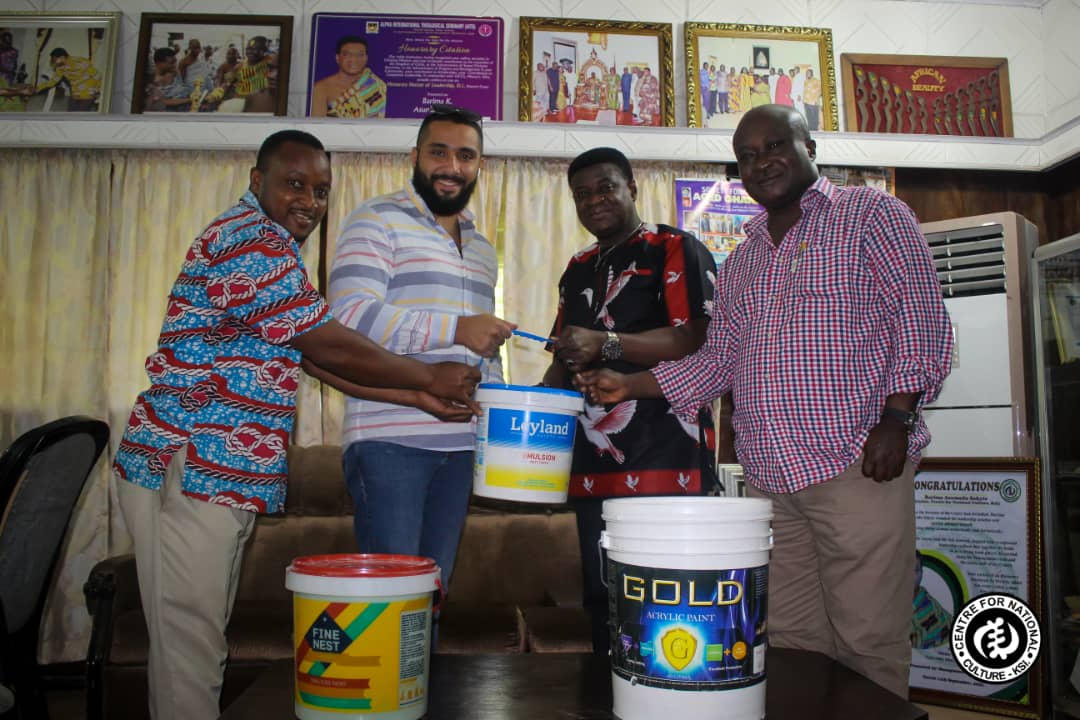 Leyland Paints donates to Kumasi Centre for National Culture Republic