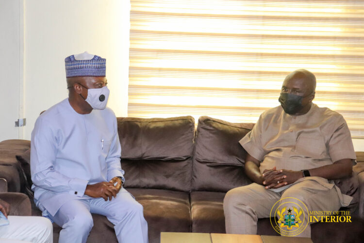 Let’s work together to ensure Peace and Security – Interior Minister to Nigerian High Commissioner