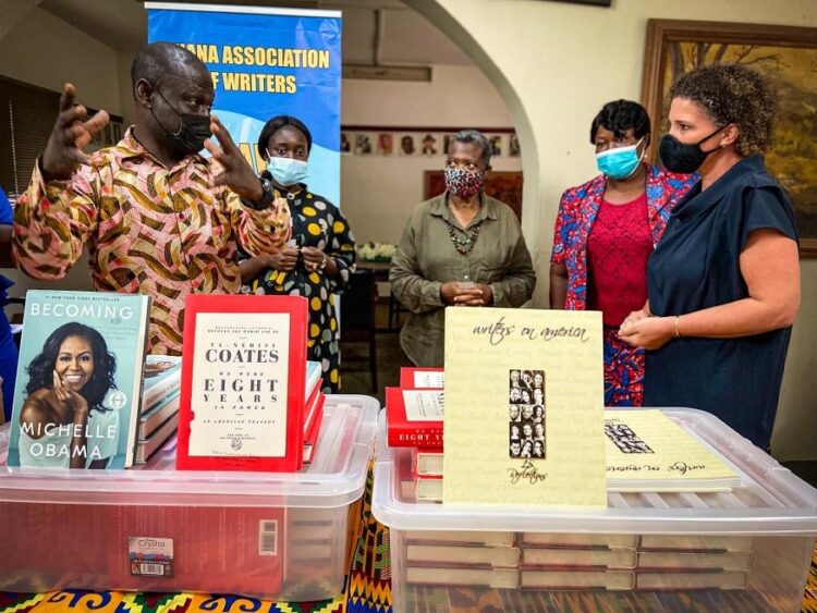 US Embassy in Ghana donates books to Ghana Association of Writers