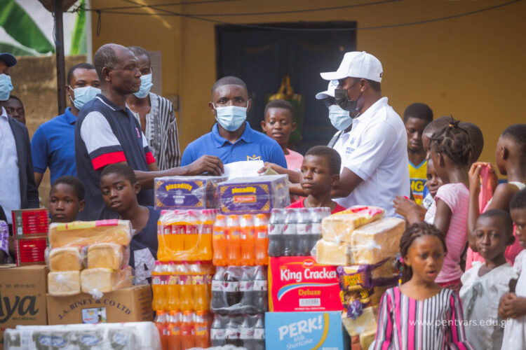Pentecost University donates to Bawjiase Orphanage