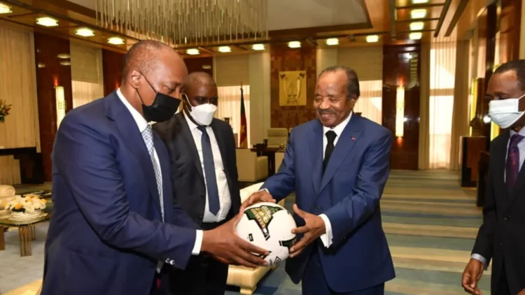 President of Cameroon and CAF President hold successful meeting in Yaoundé