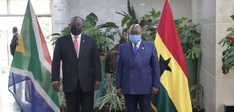President Ramaphosa calls on President Akufo-Addo