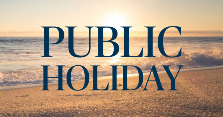 Monday, January 3, 2022 declared Holiday