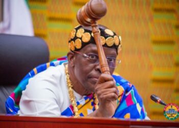 PHOTOS: Speaker Bagbin wears kente and jumper as Parliament resumes sitting