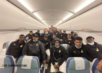 Black Stars Players touch down in Yaoundé for AFCON 2021