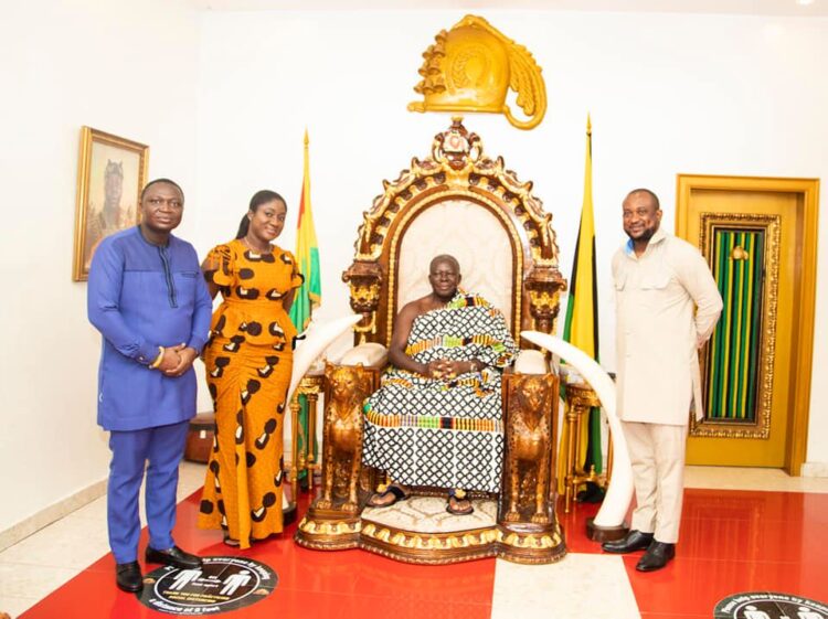 National Youth Authority CEO courts Otumfuor’s support for National Youth Volunteer Programme