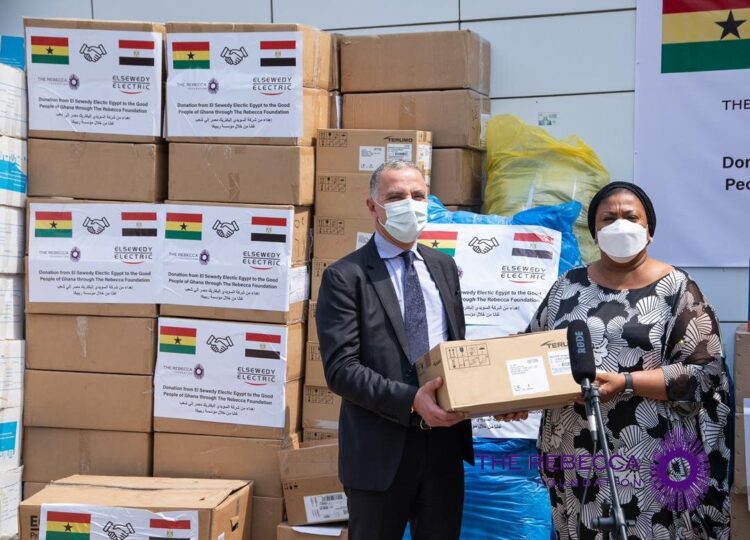The Rebecca Foundation receives medical supplies from Elsewedy Electric