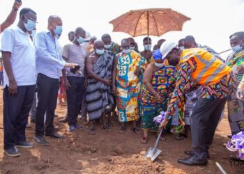 A/R: Education Minister cuts sod for construction of STEM SHS at Sawua