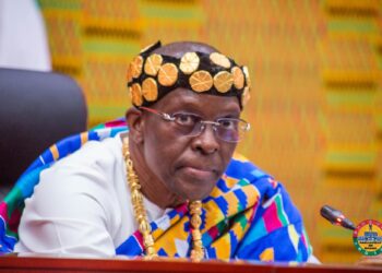PHOTOS: Speaker Bagbin wears kente and jumper as Parliament resumes sitting